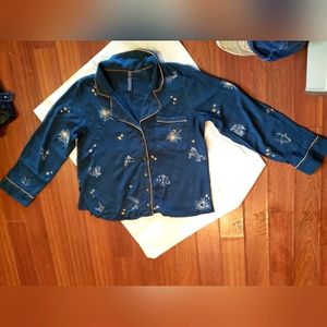 Anthropologie zodiac pj top